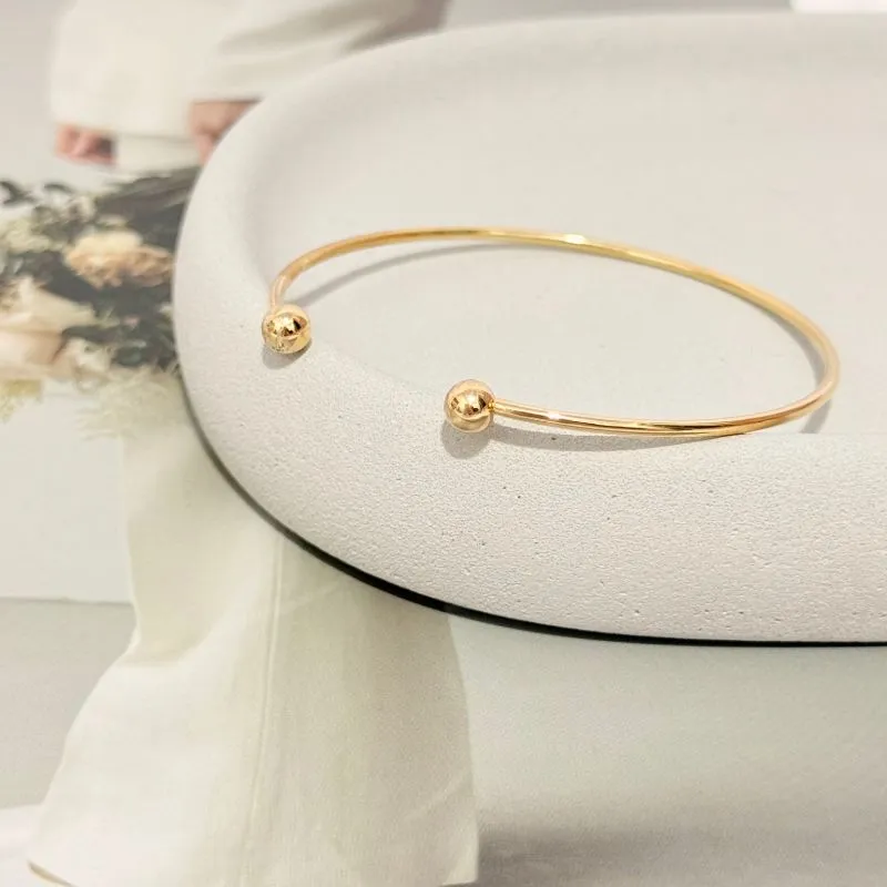 BRACELETE FIO ABERTO 2 BOLA