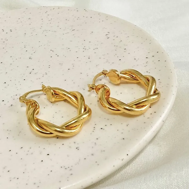 BRINCO ARGOLA 2 TUBO TORCIDA FECHO ITALIANO