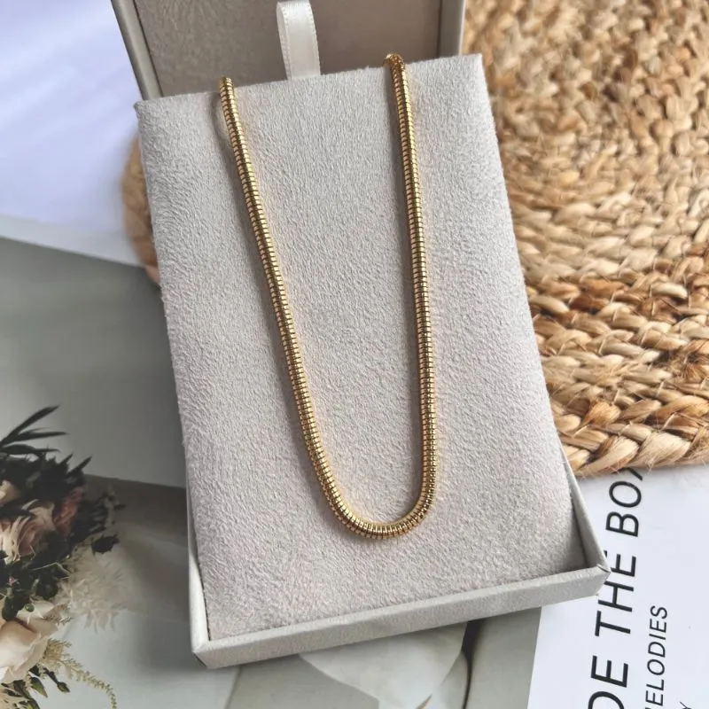 COLAR CHOKER RABO DE RATO 3MM