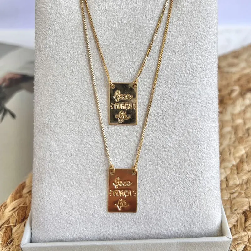 ESCAPULÁRIO FOCO, FORÇA, FÉ