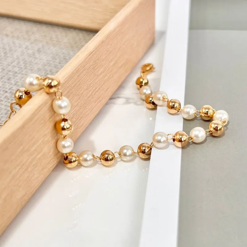 PULSEIRA BOLINHAS E PÉROLAS