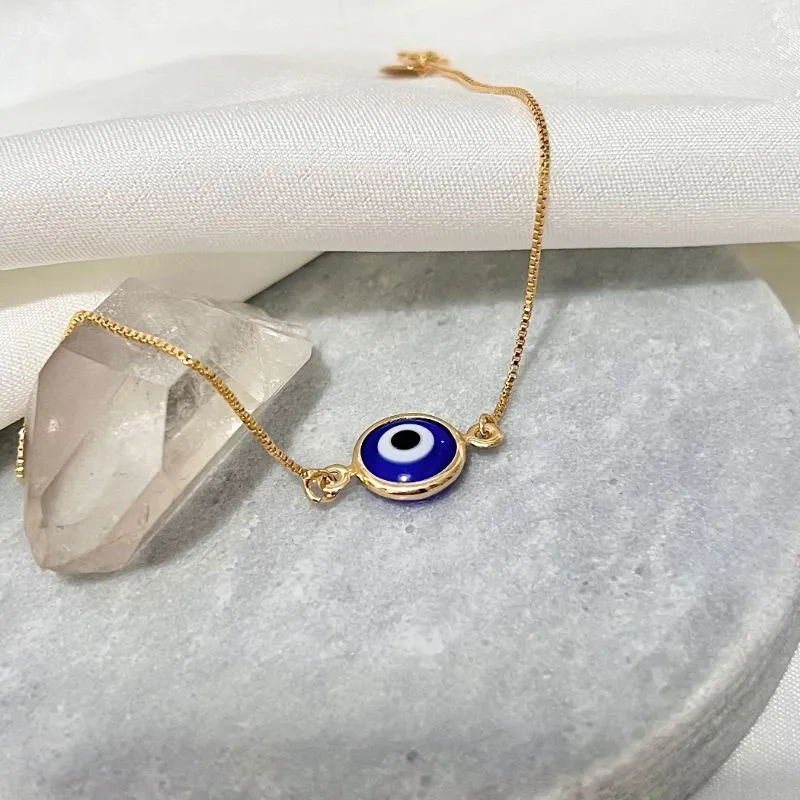 PULSEIRA VENEZIANA COM OLHO GREGO
