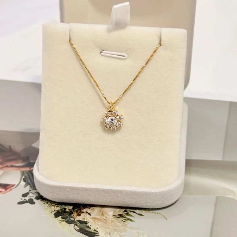 COLAR FLOR CRISTAL
