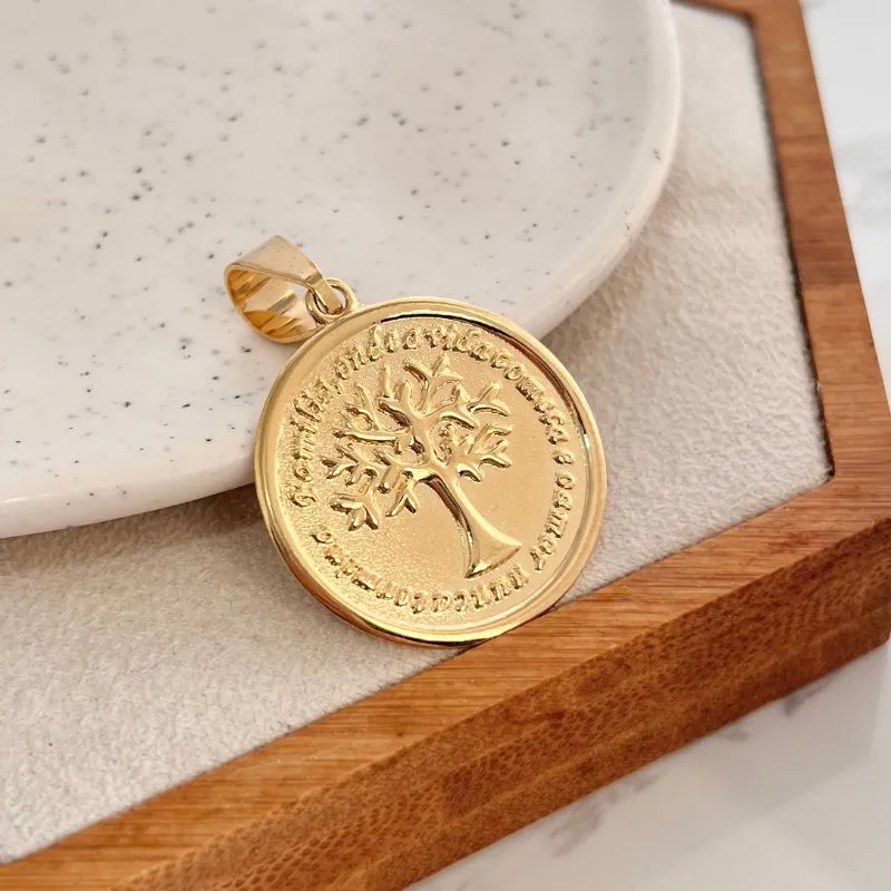 PINGENTE MEDALHA ÁRVORE DA VIDA