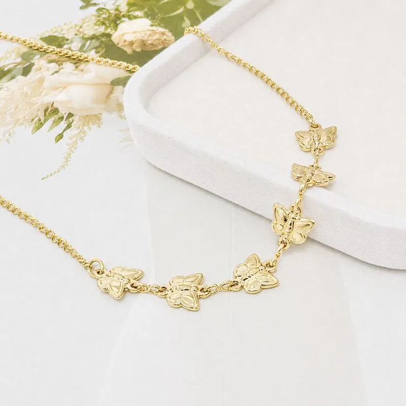 COLAR CHOKER 6 BORBOLETAS