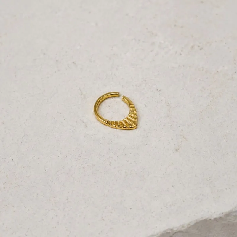 PIERCING FURO TORÇÃO COM DETALHES - NARIZ