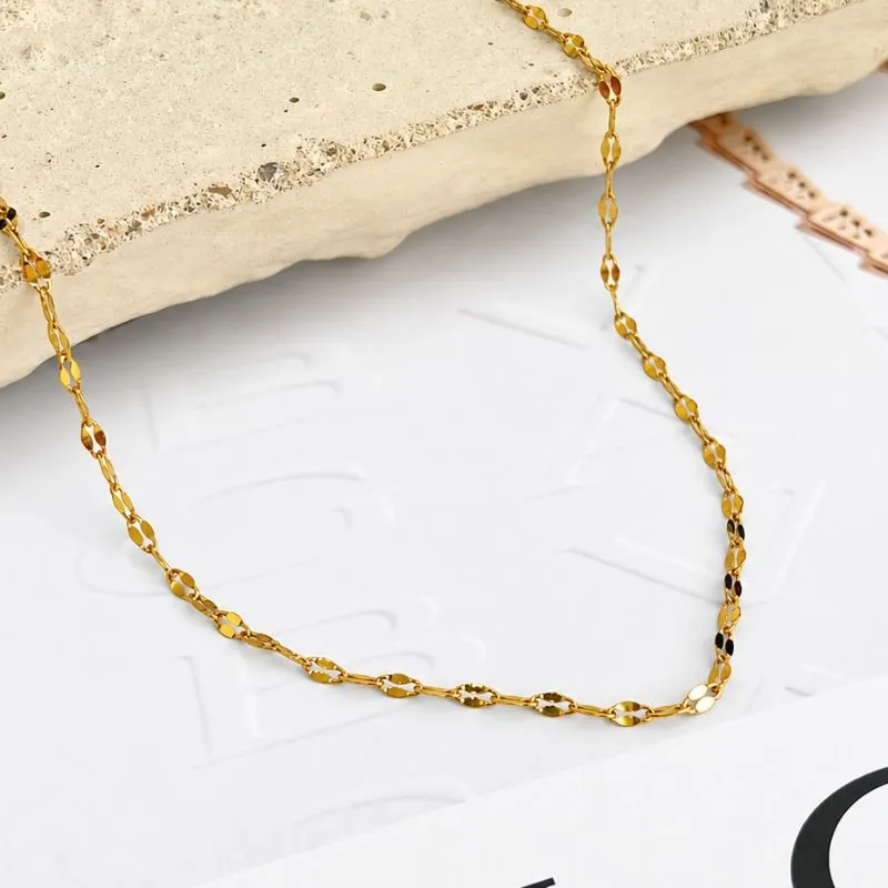 COLAR AÇO INOX CHOKER 45CM