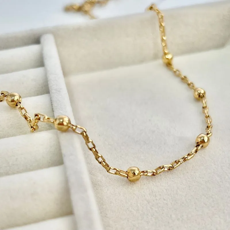 COLAR  CARTIER  COM BOLINHAS 55CM