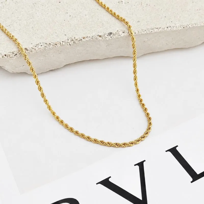 COLAR CHOKER CORDÃO BAIANO 2MM 35CM