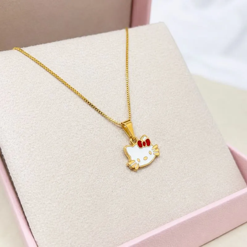 COLAR INFANTIL HELLO KITTY