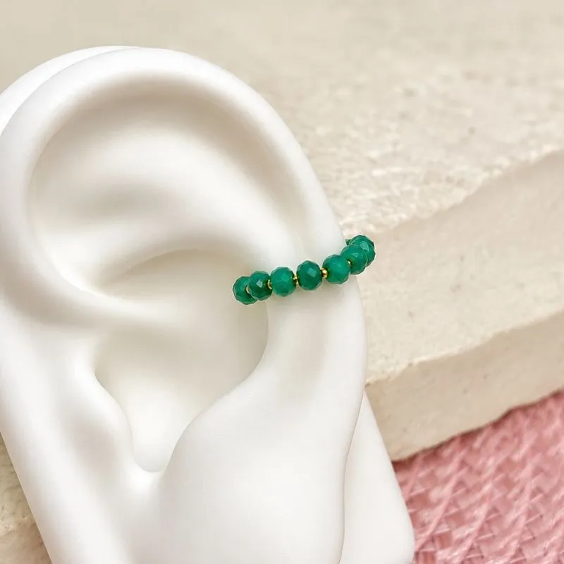 PIERCING CRISTAL VERDE
