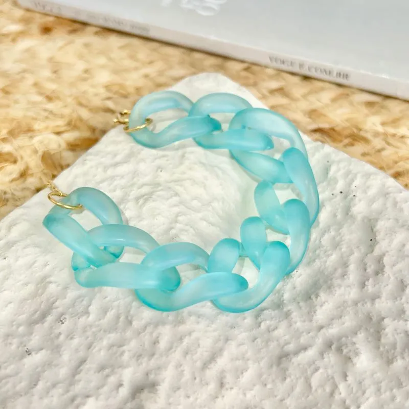 PULSEIRA DE ACRÍLICO AZUL