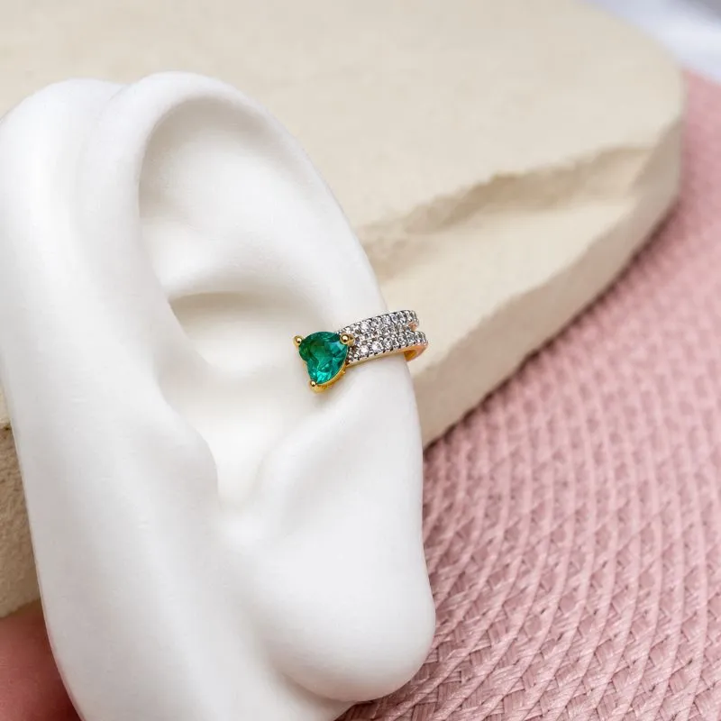 PIERCING FAKE CRAVEJADO COM CORAÇÃO