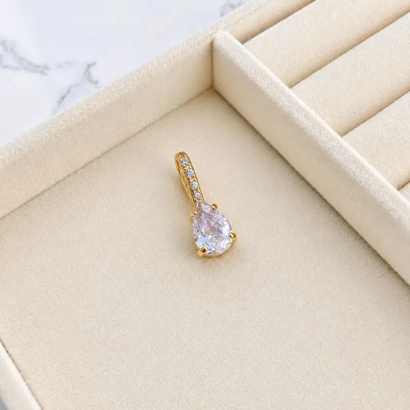 PINGENTE GOTA CRISTAL