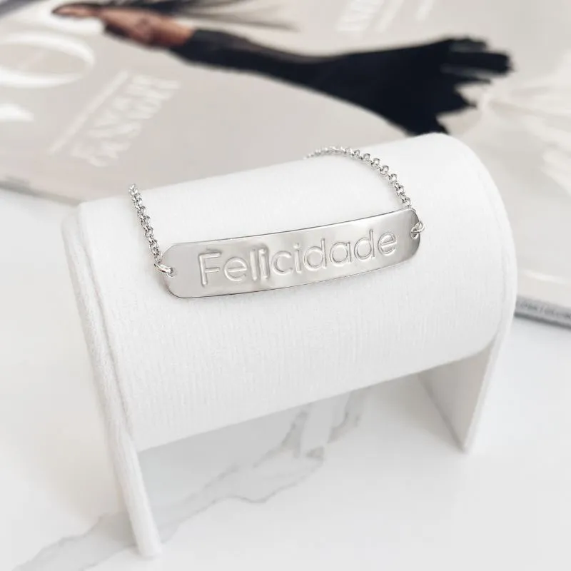 PULSEIRA PLACA FELICIDADE