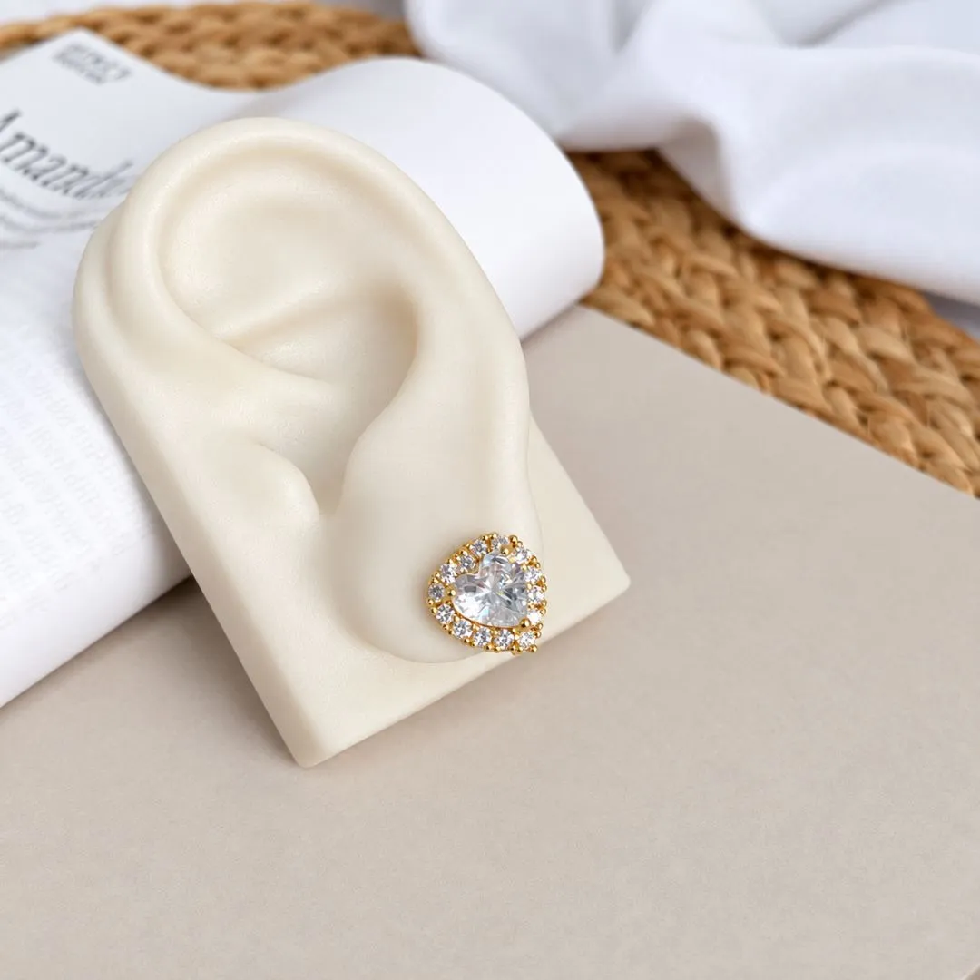 BRINCO ARGOLA CORAÇÃO DE ZIRCONIA