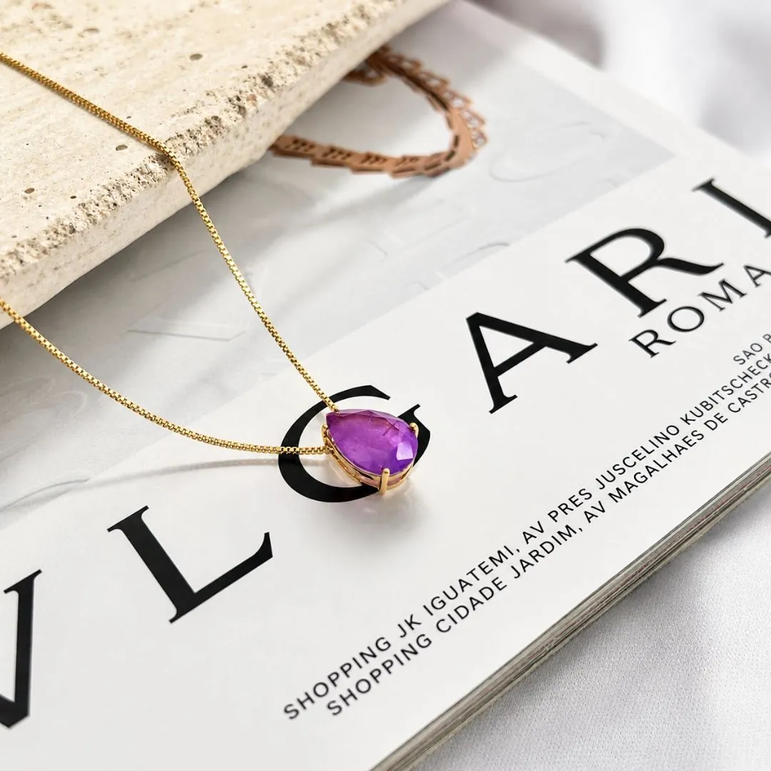 COLAR GOTA FUSION - LAVANDA
