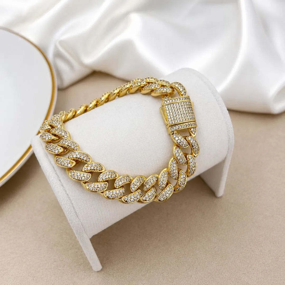 PULSEIRA ELOS SUPER LUXO -TODA CRAVEJADA EM MICRO ZIRCONIAS