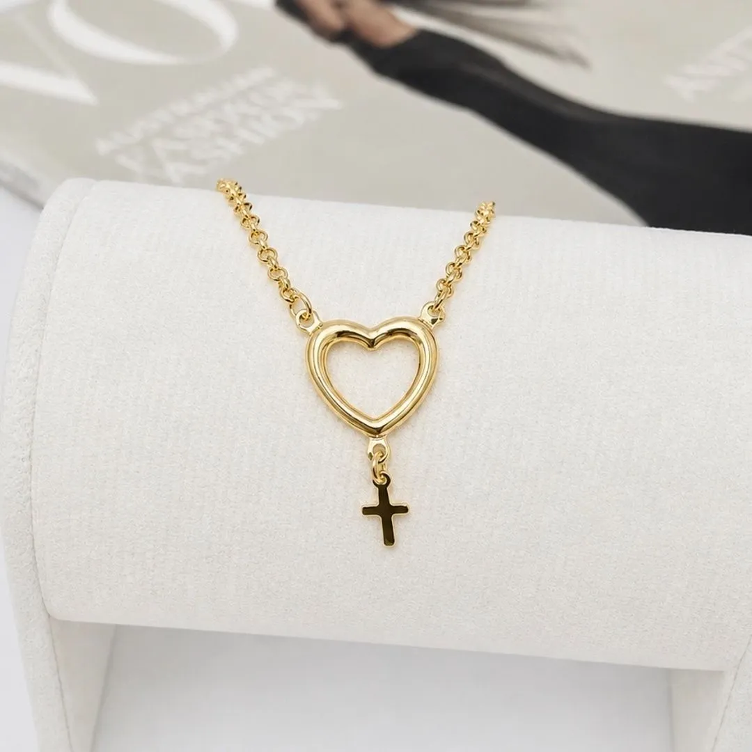 PULSEIRA ESCAPULÁRIO CORAÇÃO E CRUZ