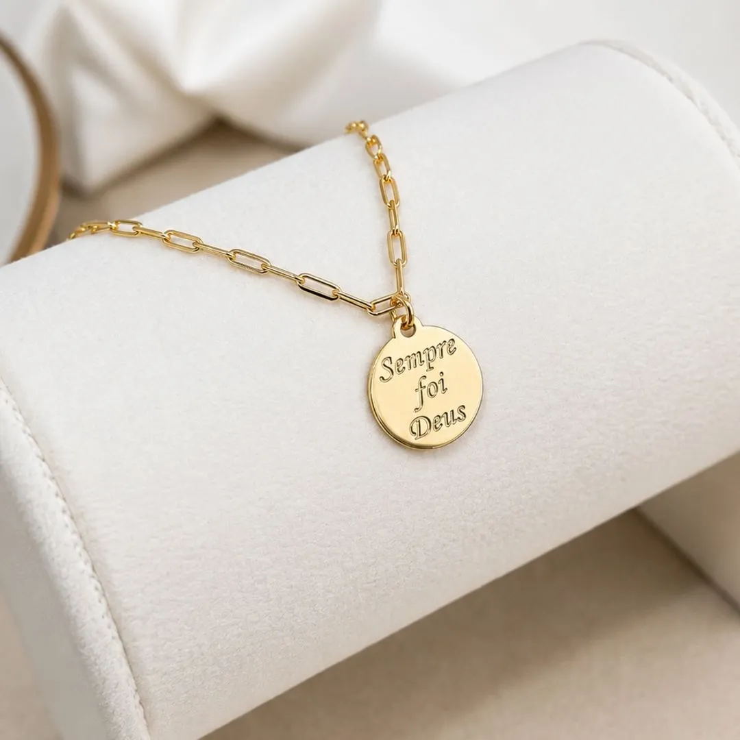 PULSEIRA MEDALHA - SEMPRE FOI DEUS