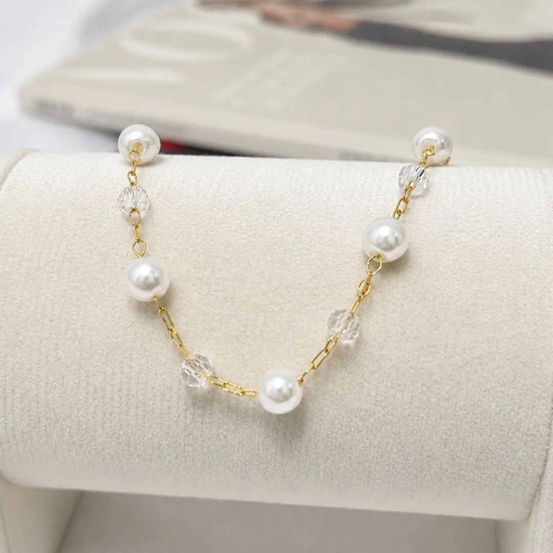 PULSEIRA PÉROLAS E CRISTAL
