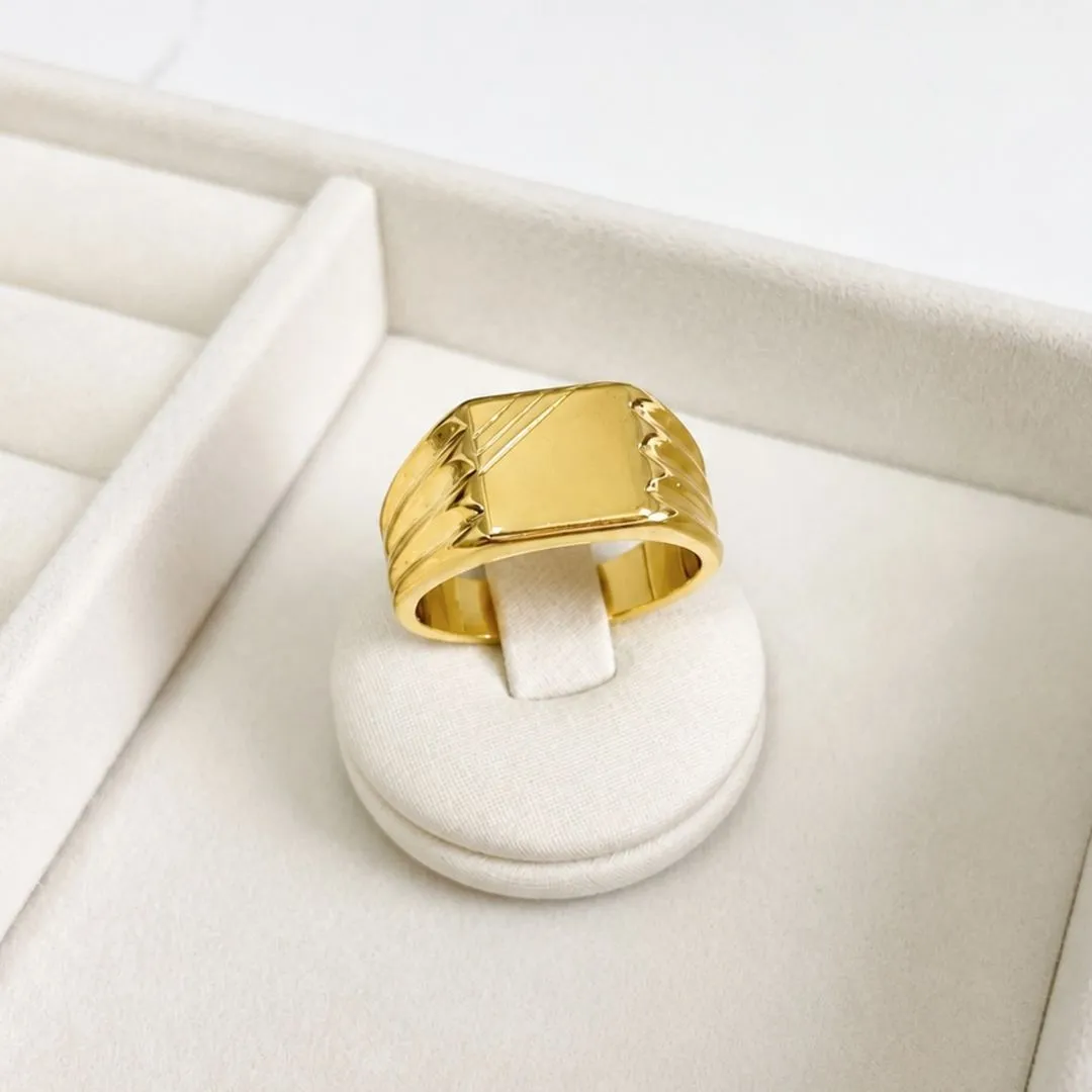 ANEL MASCULINO TODO DOURADO