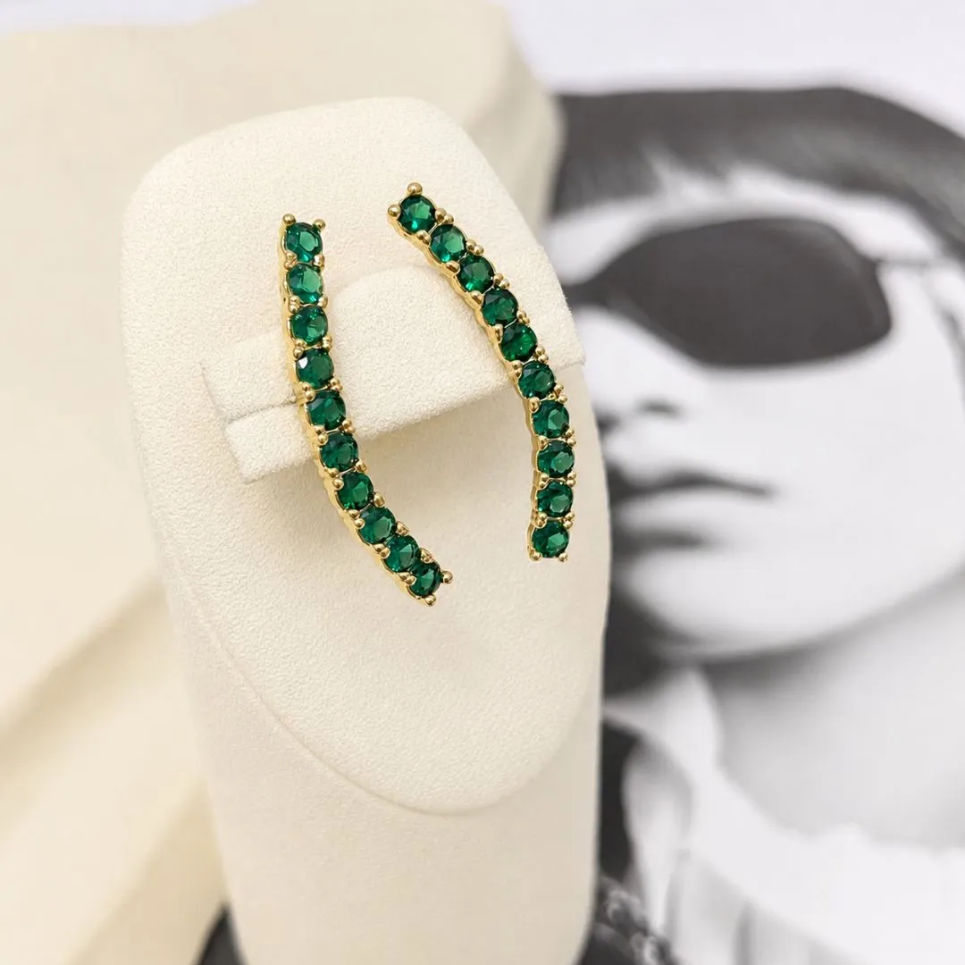 BRINCO EAR CUFF RIVIERA VERDE ESMERALDA