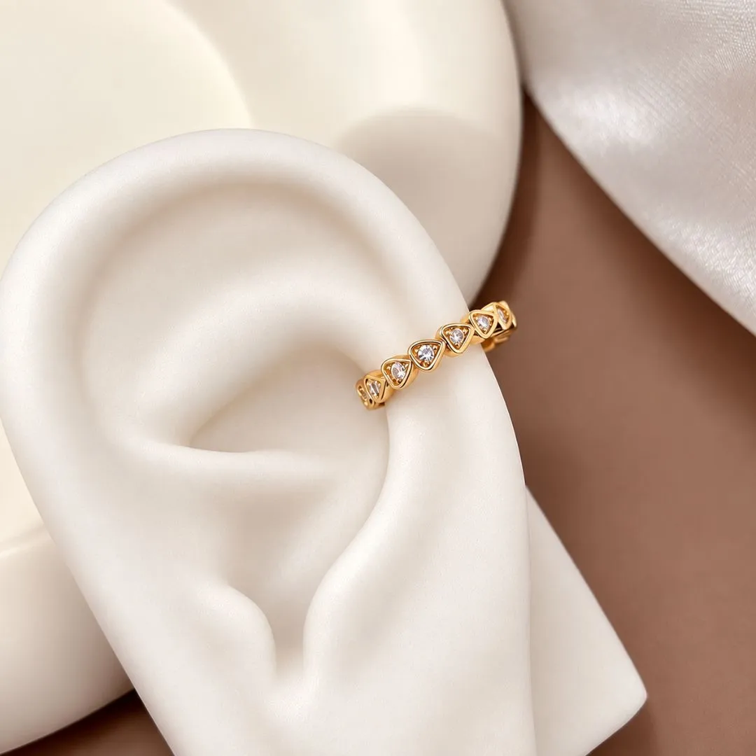 PIERCING FAKE CORAÇÕES COM ZIRCONIAS