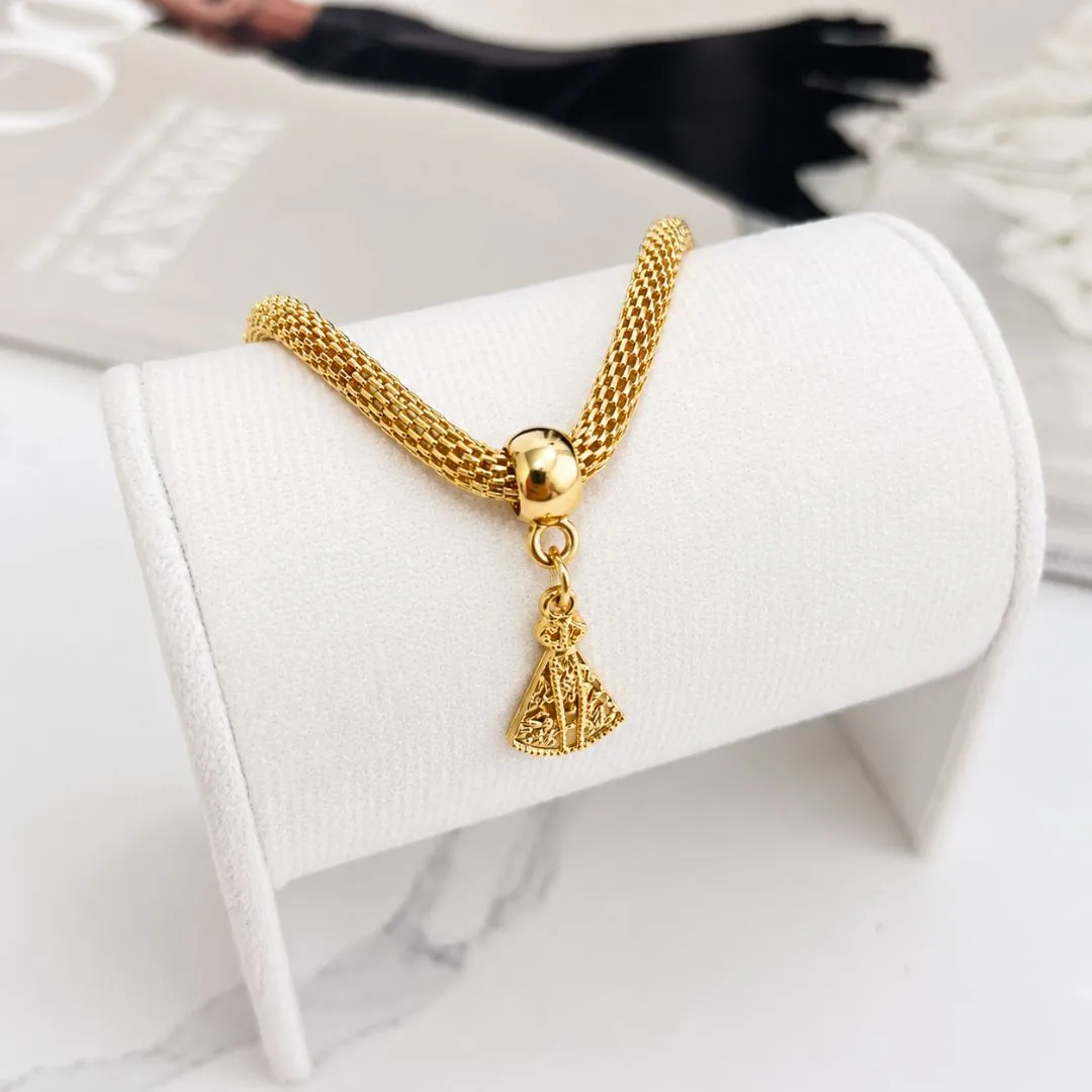 PULSEIRA COM BERLOQUE NOSSA SENHORA DE APARECIDA